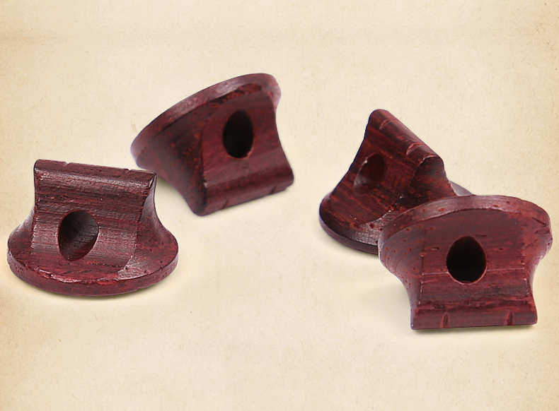 大叶檀二胡码胡琴码紫檀二胡马子二胡码子手工制作细腻音质