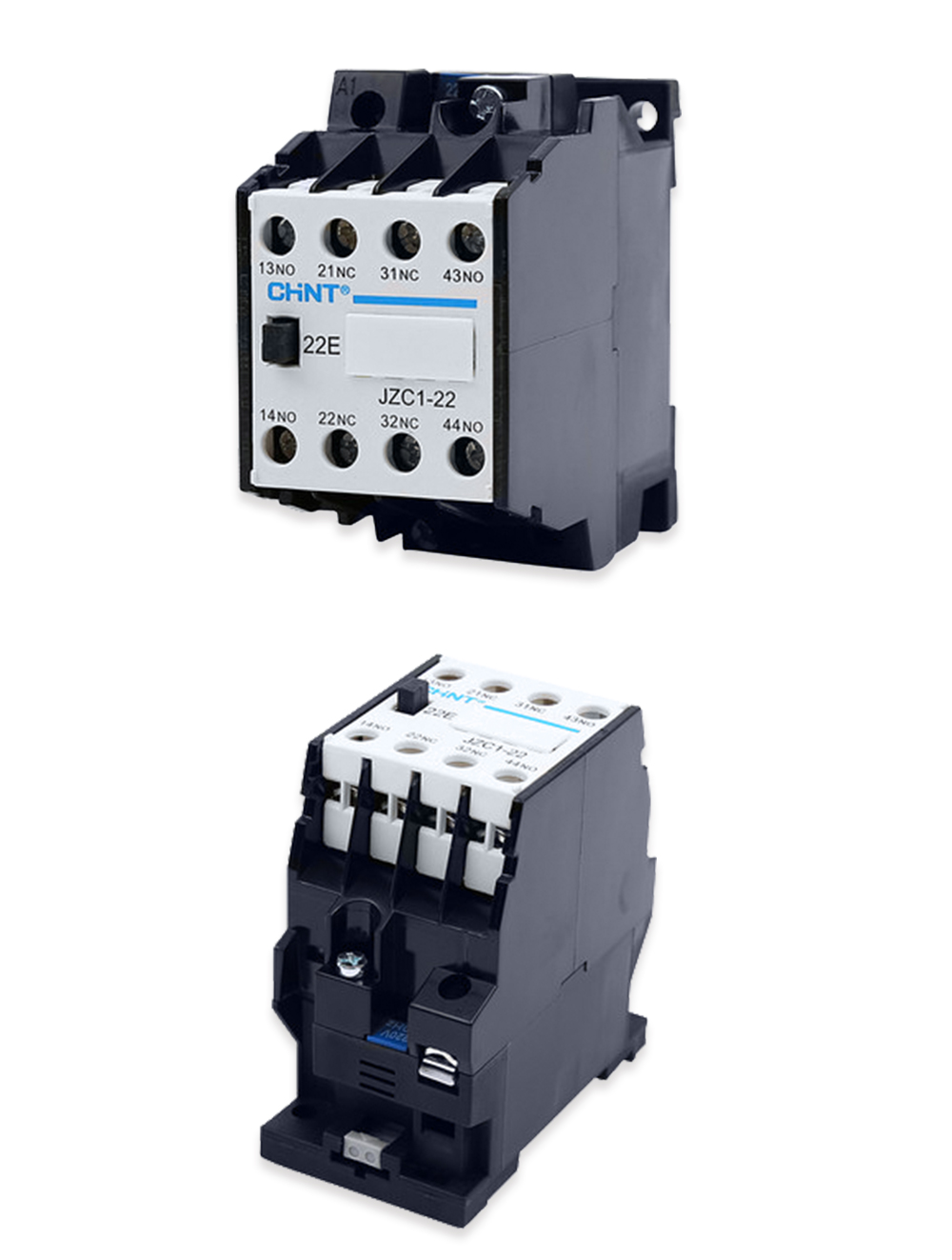 正泰中间继电器接触器式继电器jzc122446280交流接触器白色jzc144220v