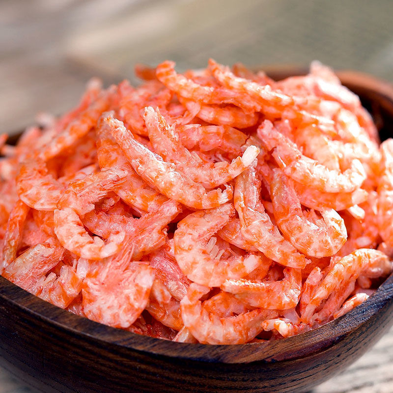赛卡伊干货 赛卡伊 淡干南极磷虾南极磷虾仁特大号磷虾米批发磷虾肉