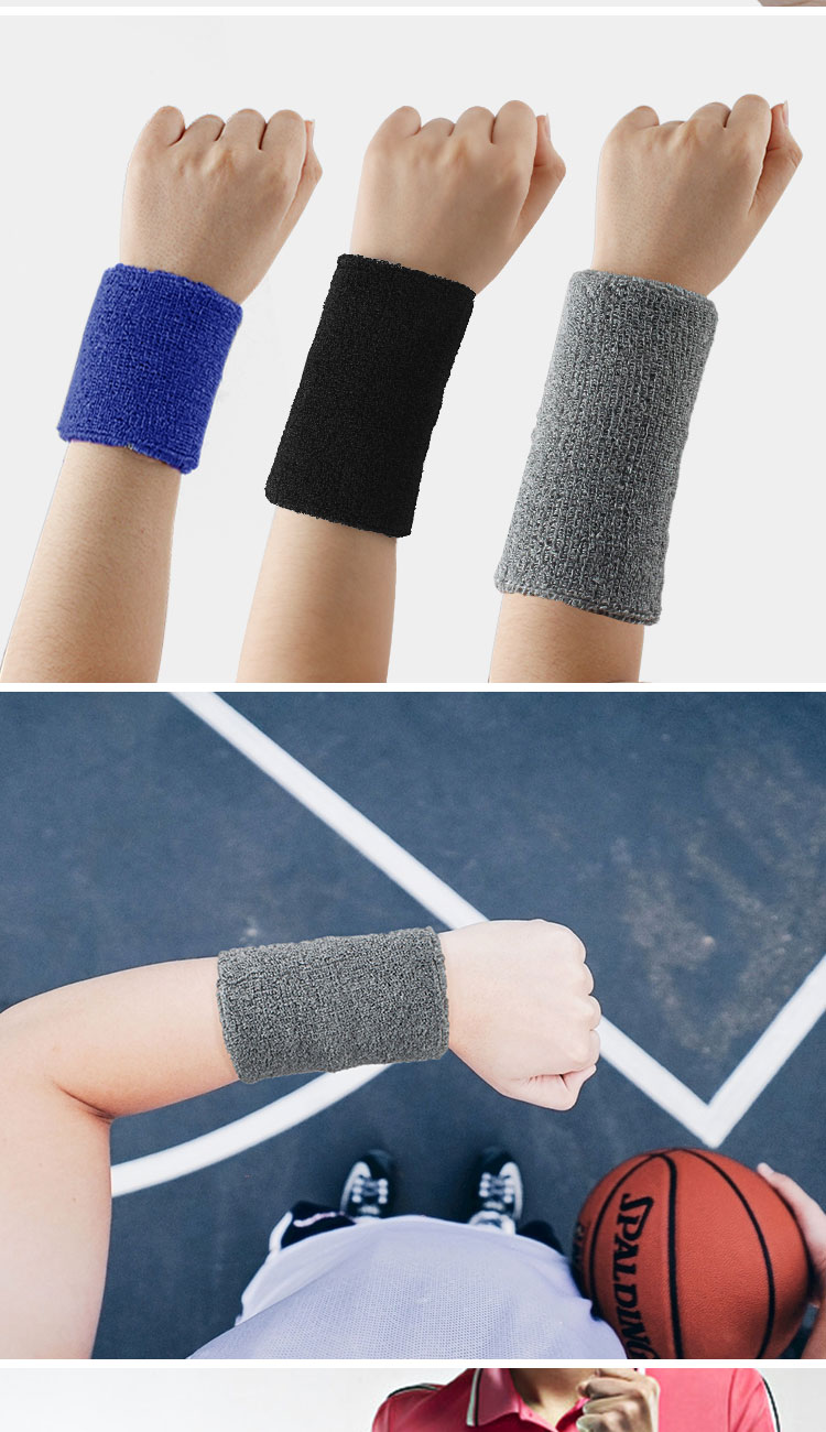 运动吸汗护腕男女护手腕护套擦汗篮球排球羽毛球扭伤关节套ins潮