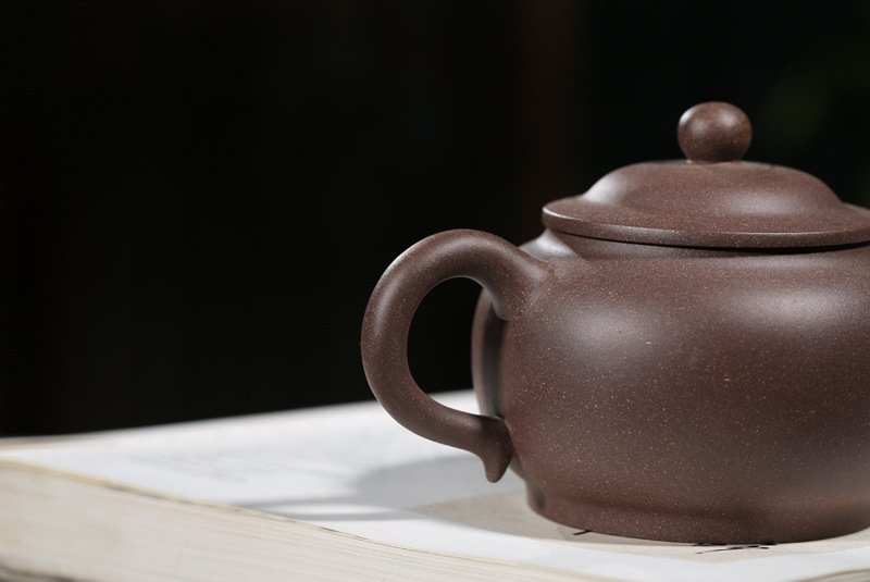 宜兴原矿金林传砂全手工紫砂壶清思得趣茶壶工艺师制作