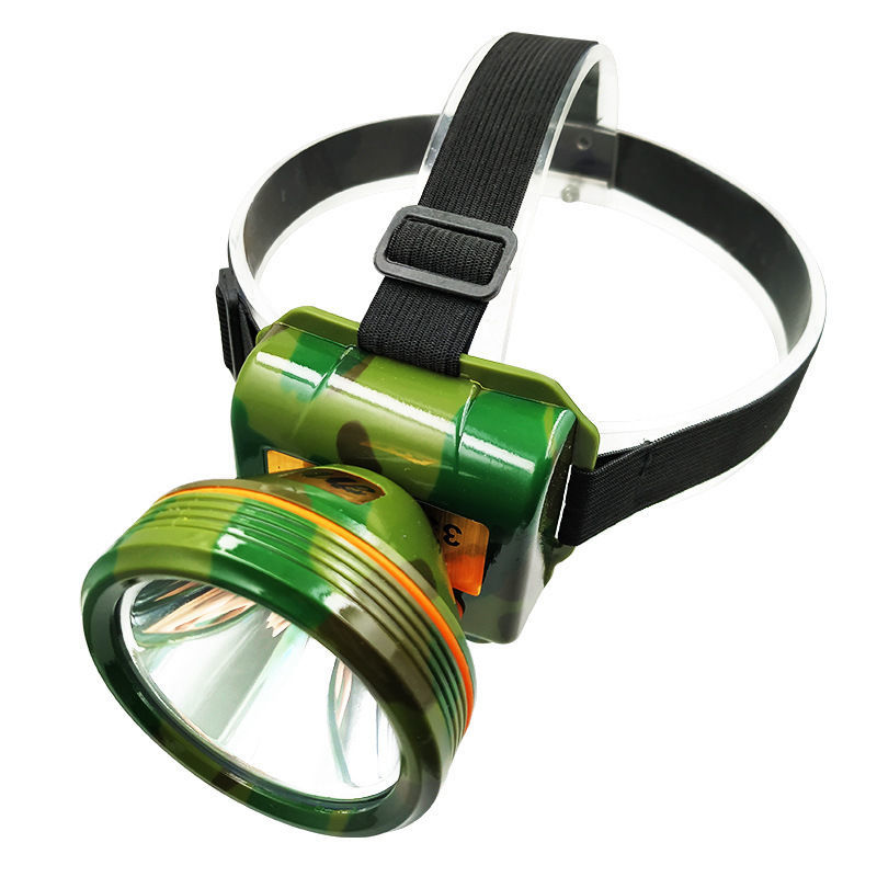 迷彩超亮强光充电头灯野外夜钓防水感应疝气照明超长续航科锐矿灯2400