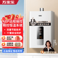 万家乐恒温王燃气热水器13升恒温升级0.1度智能变升 ECO节能电辅防冻WIFI智控 天然气13DP1(F)