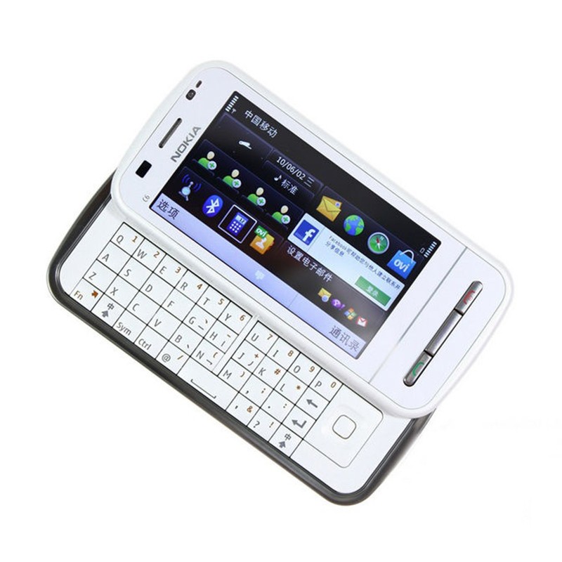 诺基亚(nokia)手机 全新正品诺基亚 c6-00 联通3g 全键盘 侧滑盖3.
