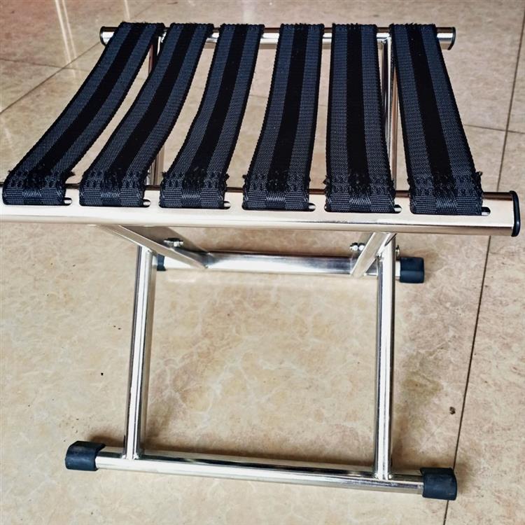 不锈钢折叠椅靠背小板凳马扎户外休闲便携式钓鱼凳写生凳