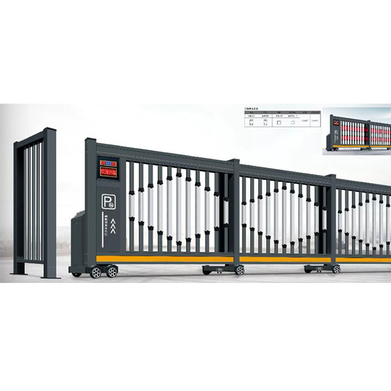 纵联优品庭院门 红泰吉 dh系列 小区电动金属大门 段滑门 平移门