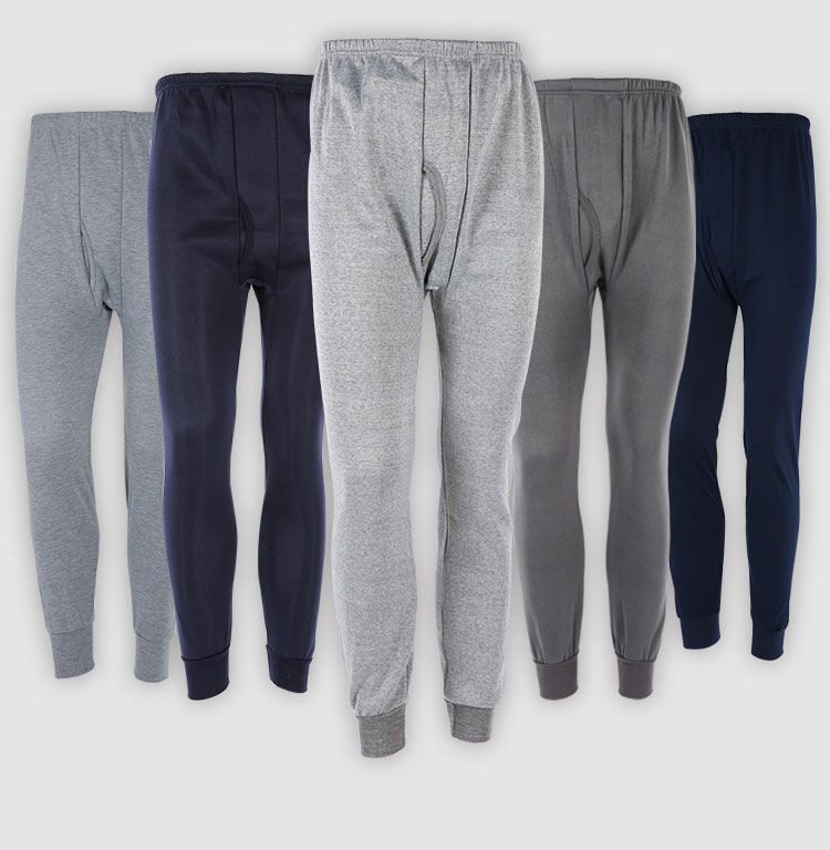 男士秋裤男保暖衬裤加肥加绒加厚秋冬打底棉毛裤高腰线绒裤