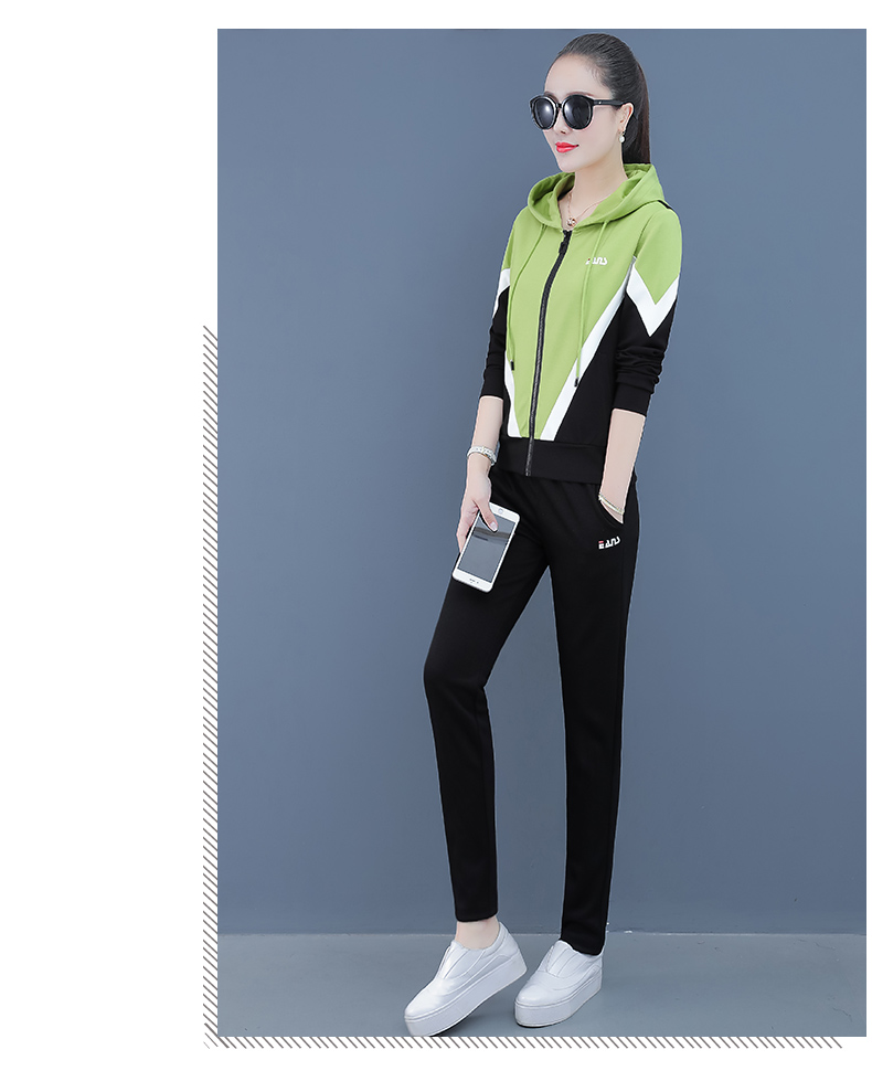 春秋季运动套装女时尚休闲两件套2020新款洋气运动服宽松韩版卫衣