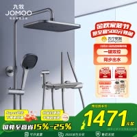 九牧(JOMOO)卫浴花洒淋浴套装喷枪升降淋浴家用琴键置物自动除垢36602-536