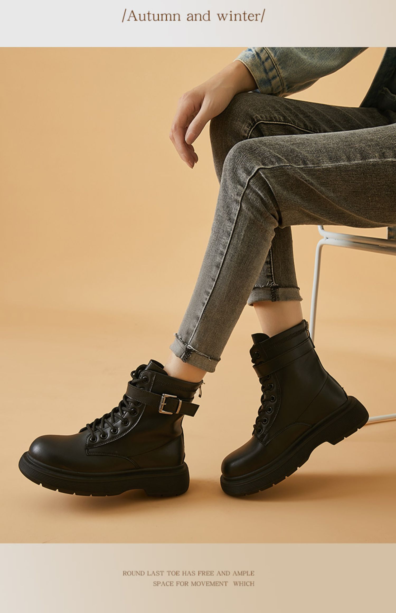 达芙妮(daphne)女士马丁靴1 达芙妮女鞋马丁靴2021年新款秋冬季单靴