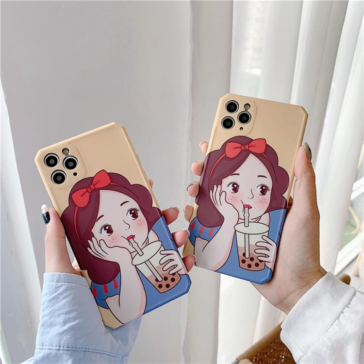 舒弗(lachouffe)保护壳/套6911 喝奶茶公主iphone7p女se手机壳/xr/8