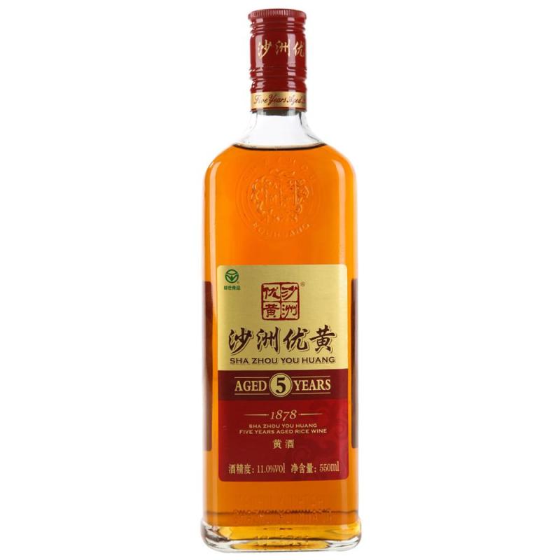 沙洲优黄1878五年陈黄酒550ml