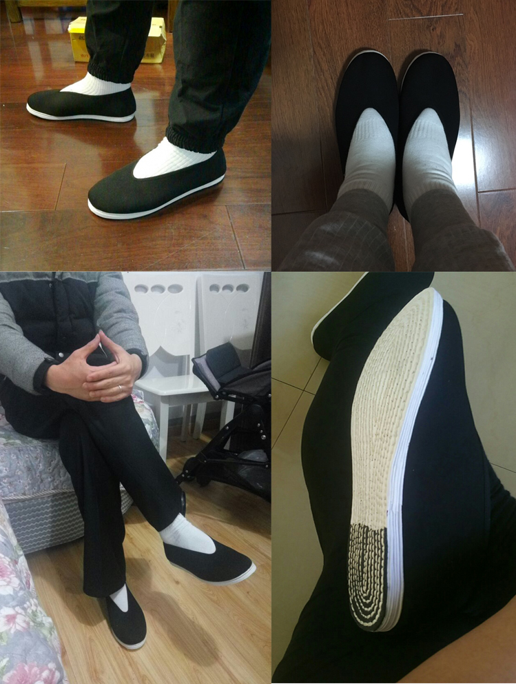 简畅(jianchang)男士帆布鞋563180565868 传统男老头鞋布底圆口老式