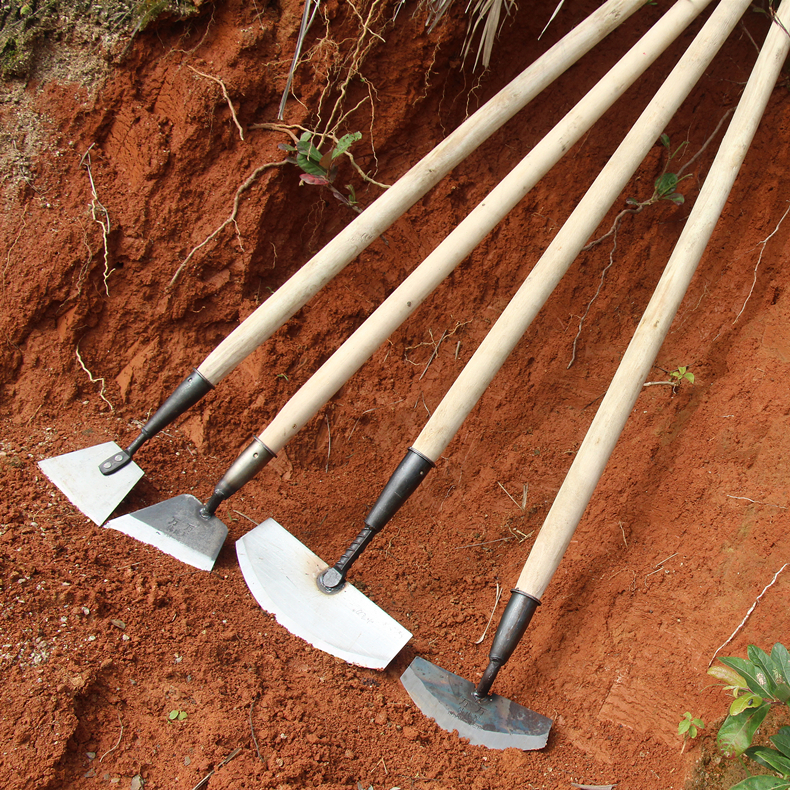 jingping铲草神器家用推草铲子农用小锄头不锈钢除草工具专用除草刀