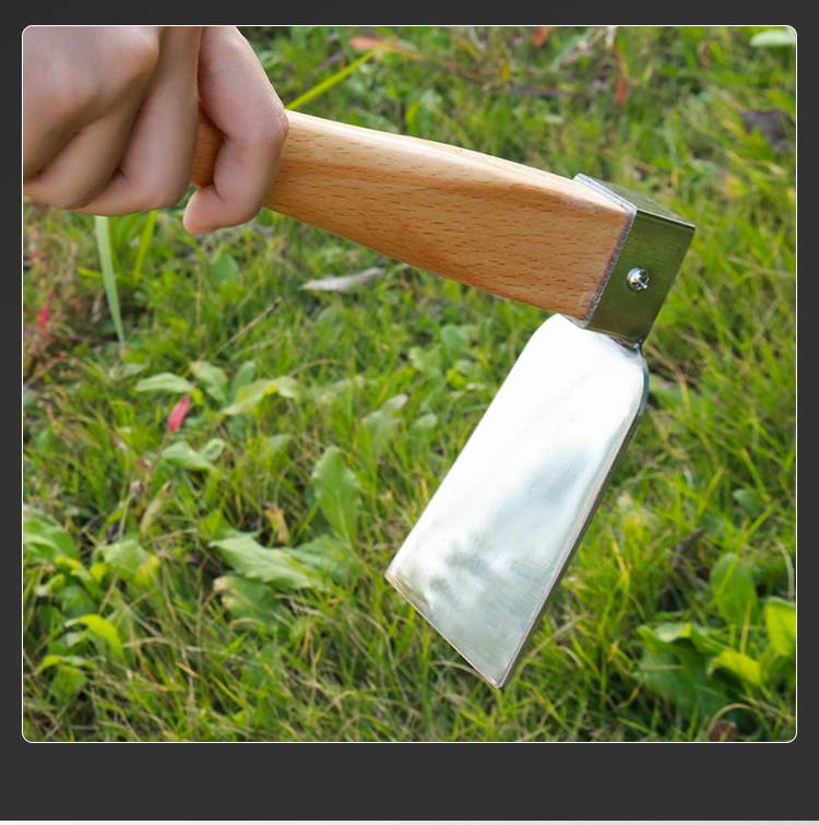 花锄户外农用长锄园林园艺工具小锄头家用种草挖笋锄耙子 三维工匠