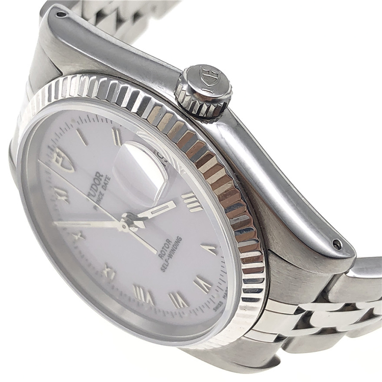 二手95新帝舵tudor王子型系列74034白面罗马刻度男表自动机械奢侈品钟