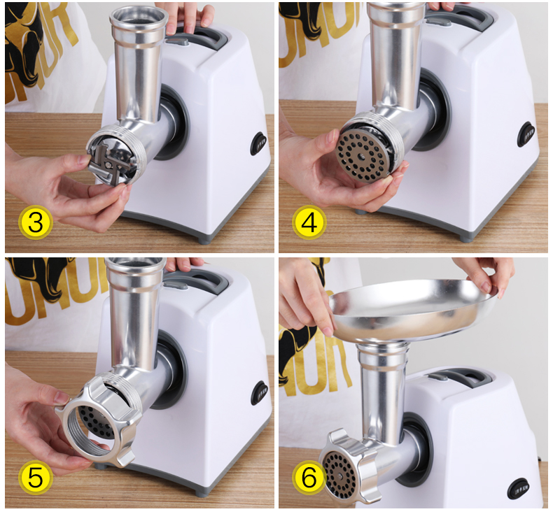 德玛仕(demashi)绞肉机 mgx-090 家用 电动 搅肉搅拌灌肠机 绞馅碎肉