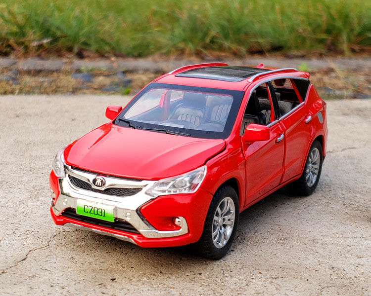 《1:32比亚迪宋byd新能源suv合金车模仿真金属车模型声光回力玩具车