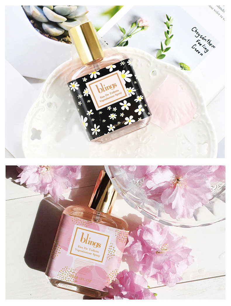 blings香水少女学生清新持久淡香香水红直播小雏菊香水