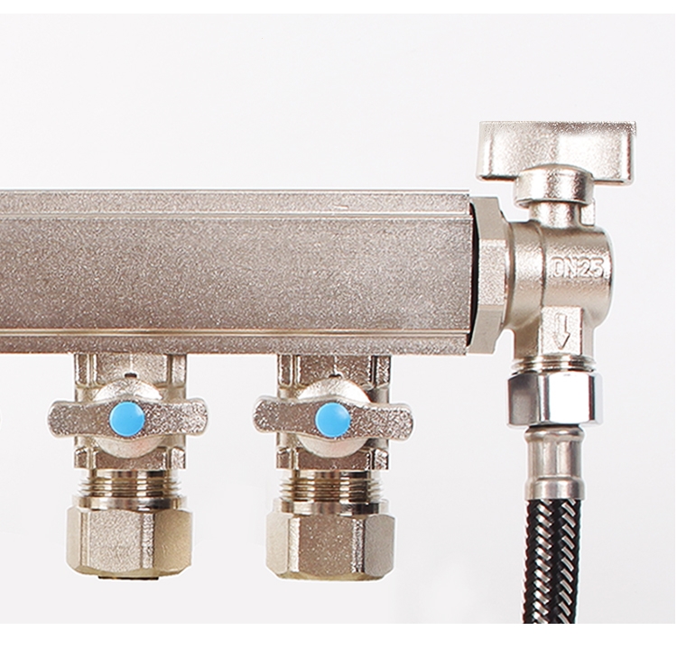 古达地暖地热分水器放水阀大流量排水排气排污阀门暖气片6分1寸开关