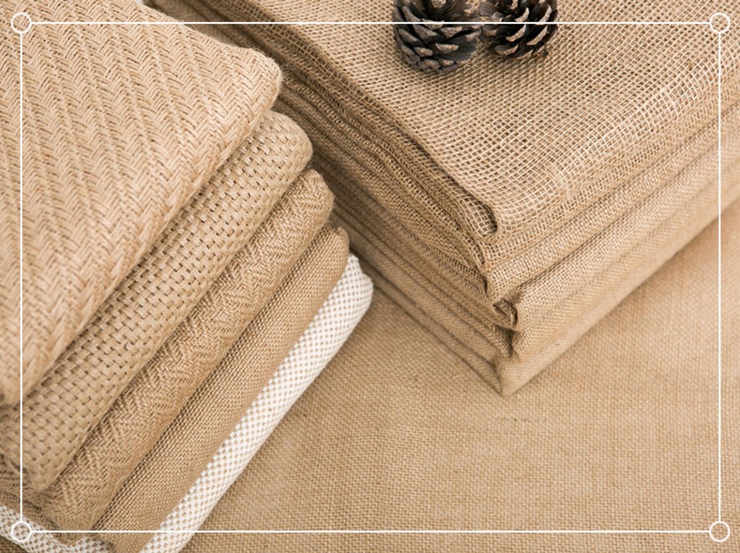 黄麻布粗麻布背景摄影背景布麻袋布diy手工布茶席麻布布料老粗布香槟