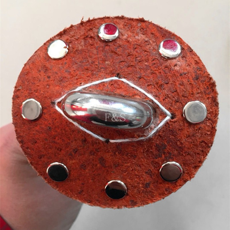 麒麟鞭把手不锈钢响鞭配件甩鞭手柄健身螺母鞭轴承把双环鞭子 定制