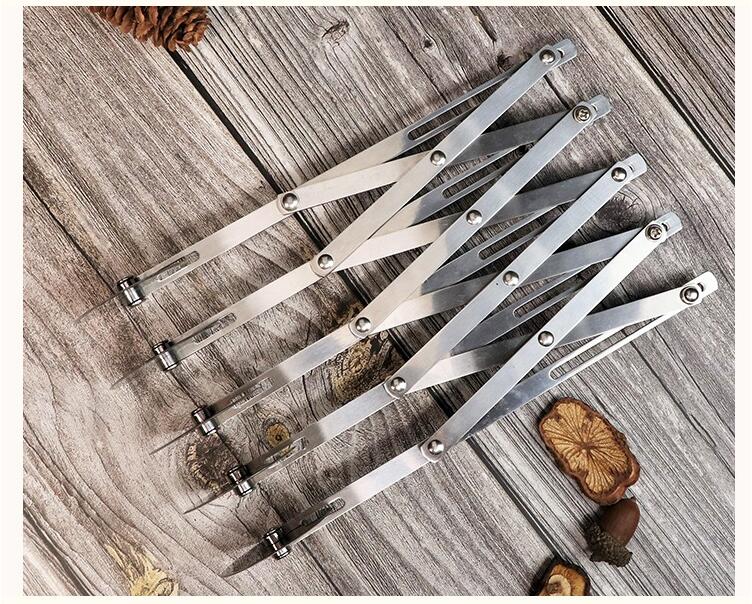 超级新品 纳丽雅(naliya)油条滚轮刀切油条五轮刀手动切面器披萨烘焙