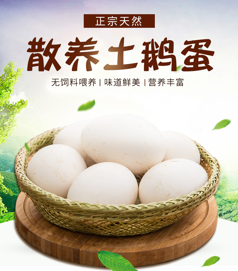 岩宏蛋类 正宗土鹅蛋12枚农家新鲜大鹅蛋去 天然 胎毒孕妇【价格 图片