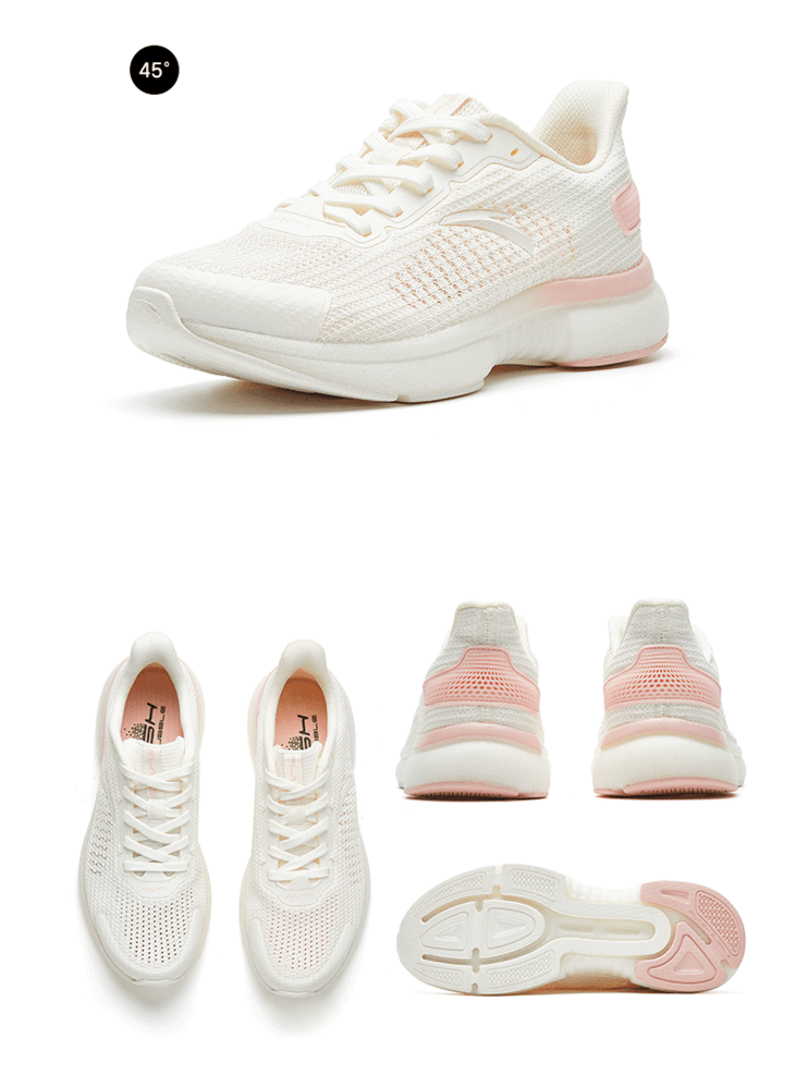 antahfa安踏bubble泡泡跑步鞋女鞋2020夏季新款回弹缓震跑鞋休闲运动