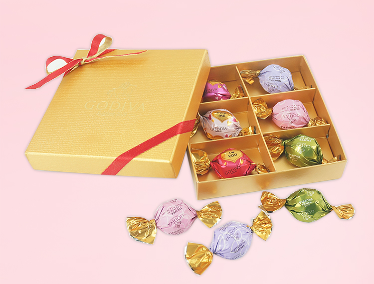 godiva歌帝梵喜糖巧克力糖果6粒装结婚伴手礼