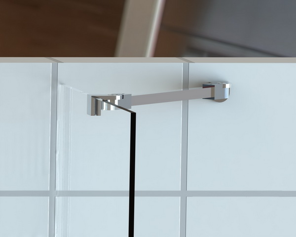 淋浴房配件304不锈钢拉杆浴室玻璃固定夹拉杆支撑杆可伸缩斜拉杆