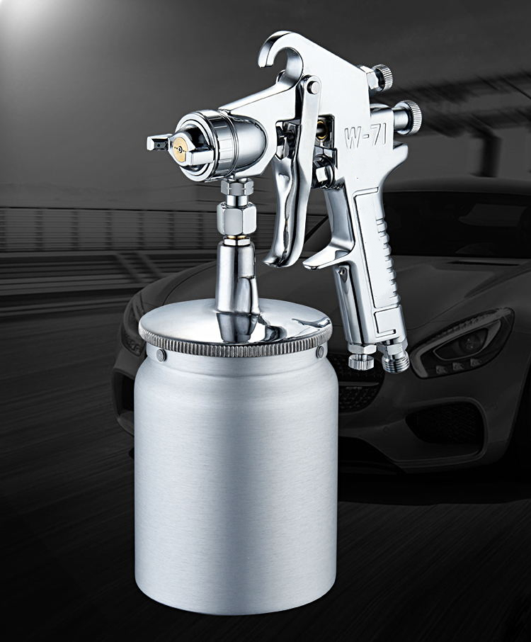 定做 三普w-71喷枪家具家装喷漆工具面漆油漆涂料w-77喷漆枪 w-71下壶