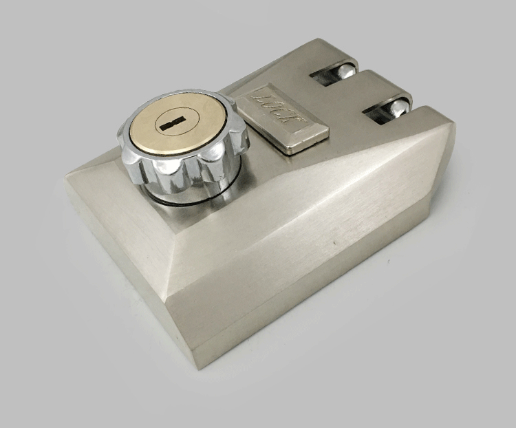 铁门木门推拉移动门自动碰锁外装门锁老式防盗锁不锈钢大门老虎锁669