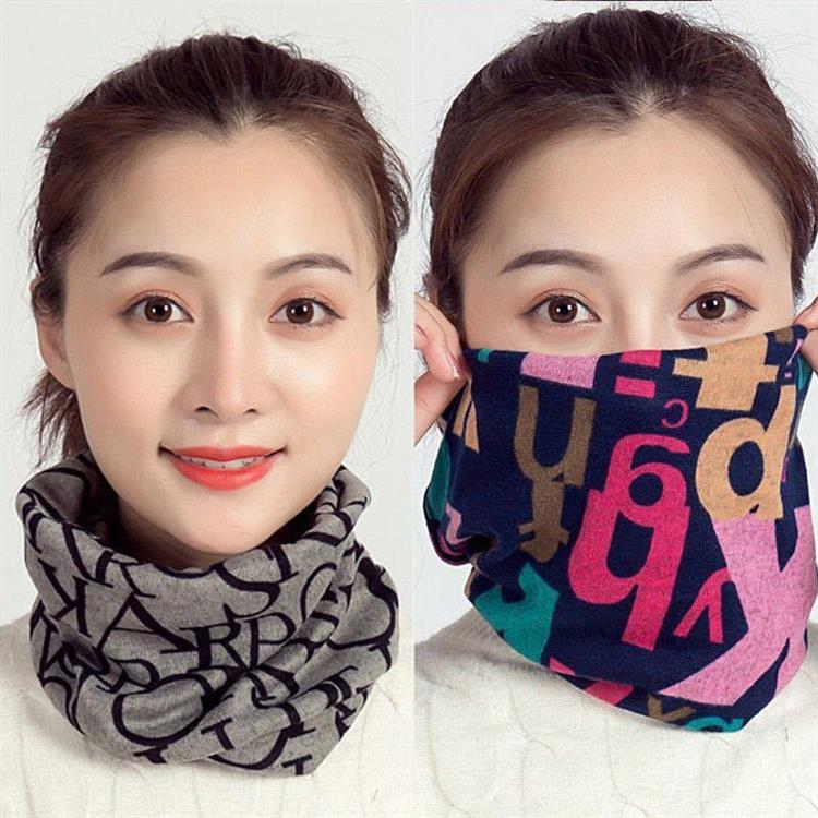 围脖女套头小围巾口罩脖套韩版护颈秋冬