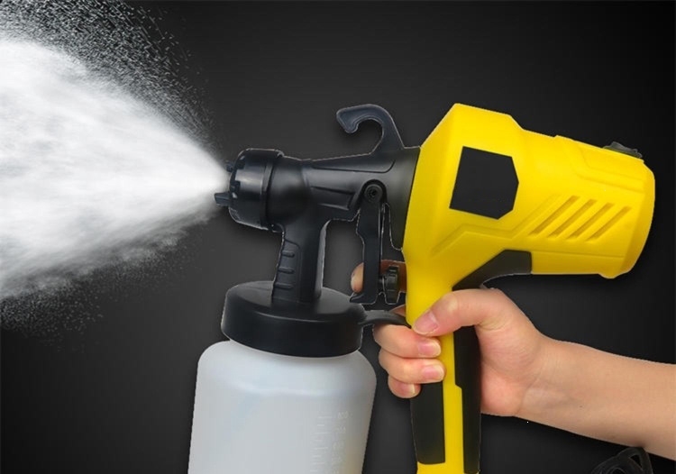电动喷漆枪高压喷枪雾化油漆墙涂料喷漆机古达乳胶漆喷涂机小型便携式