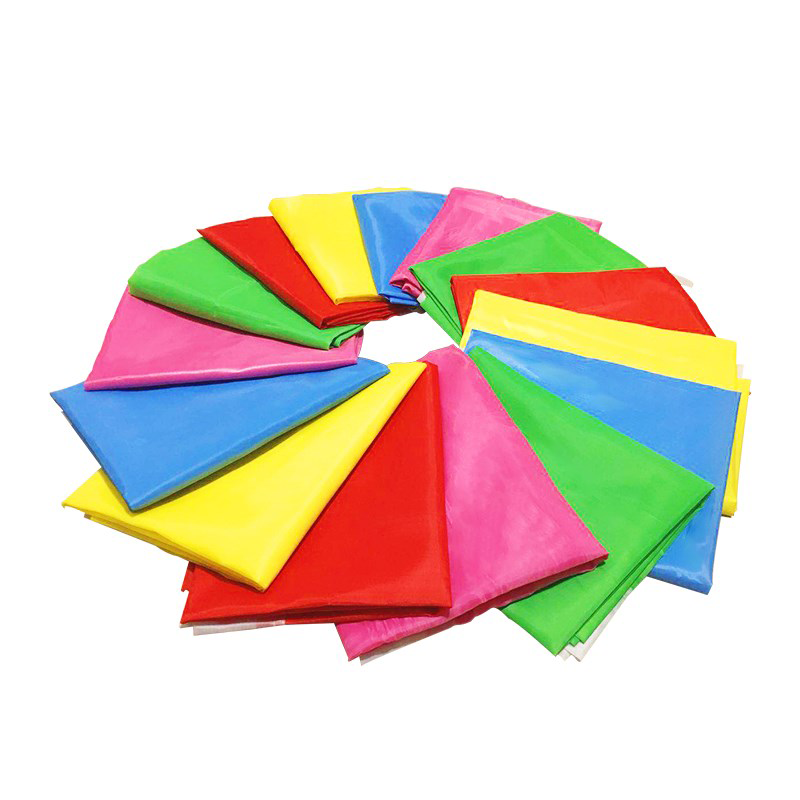 大千彩旗刀旗大号婚庆彩色旗子开业装饰户外五彩飘旗5面装