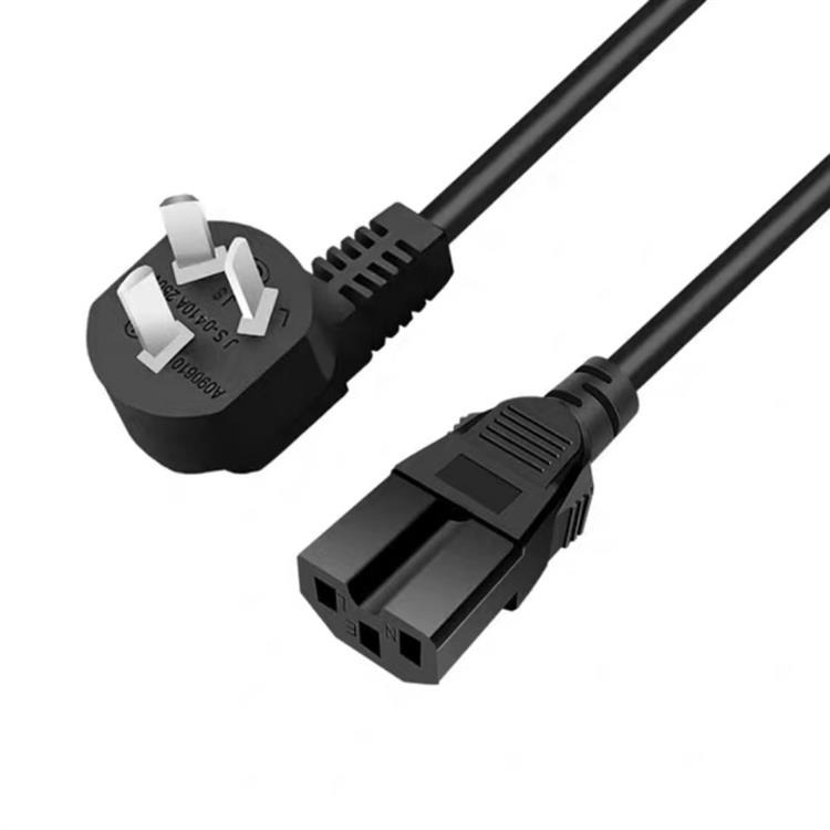 电脑电源线三孔电饭锅煲台式主机显示器打印机投影仪电线插头1米