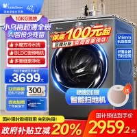 小天鹅(Little Swan)10KG滚筒洗衣机 全自动洗脱一体 小乌梅 超薄变频水魔方1.1洗净比TG100SC83