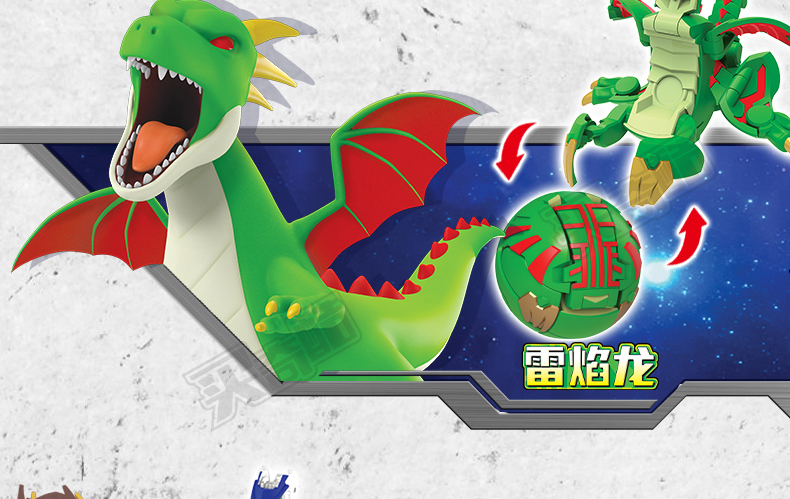 神奇历险记盟卡车神魔幻爆裂变形飞车大圣男孩玩具暴龙战车神套装