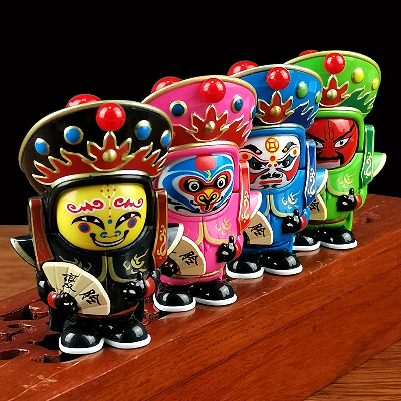 四川成都纪念品变脸娃娃玩具玩偶公仔川剧脸谱西游记中国风送老外粉色