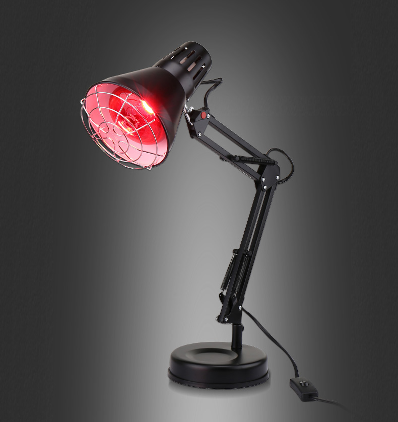 飞利浦红外线理疗灯立式四脚可调温150w烤电家用电烤灯神灯红光烤灯远