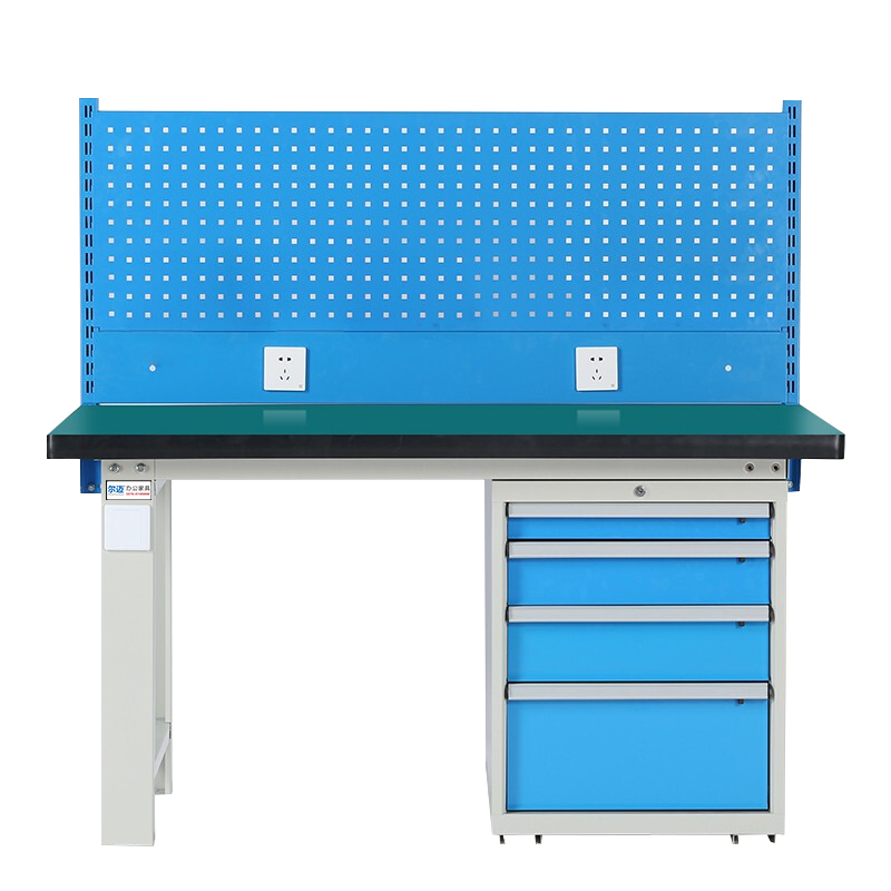 尔迈重型钳工工作台防静电操作台工厂车间多功能维修工具台12米c款