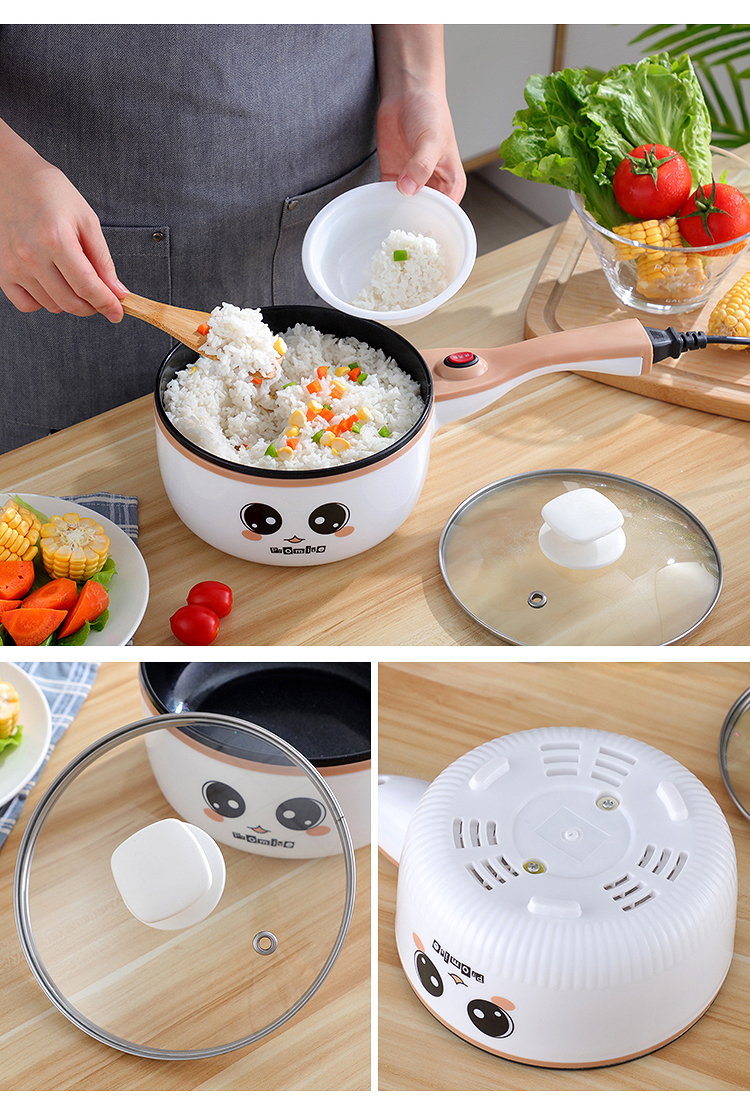 炒菜煮饭一体锅寝室宿舍神器电锅多功能家用锅小功率学生锅12人3