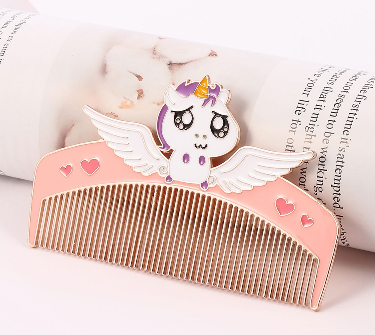 皮卡丘儿童梳子女孩不伤发可爱日系少女心精致好看韩版刘海便携随身