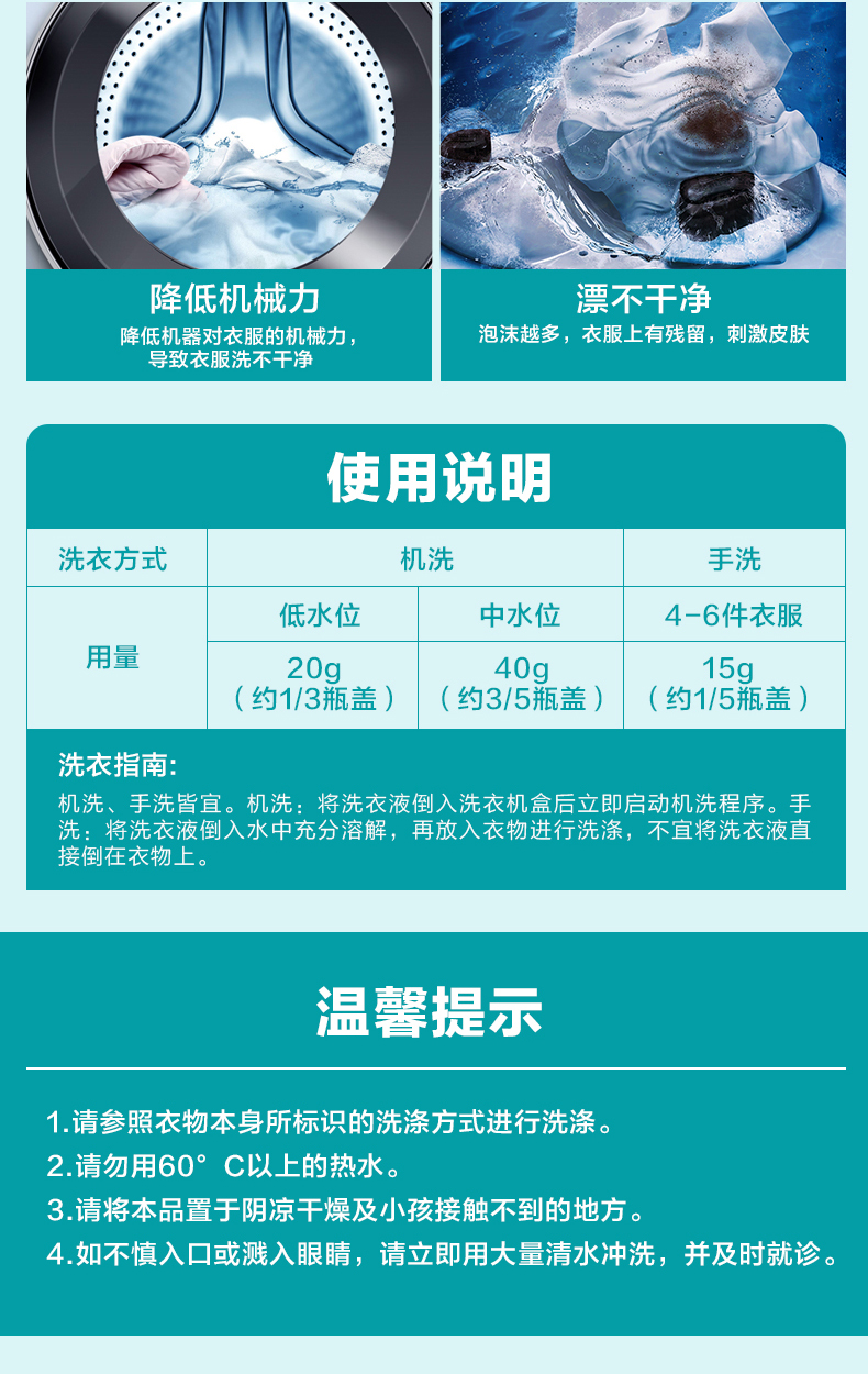 超级新品 超能植翠低泡洗衣液袋装1kg*8袋时尚炫彩袋家庭量贩装16斤