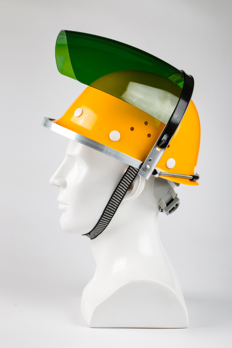 安全帽式电焊面罩烧焊工防护面屏防飞溅打磨透明焊帽头戴式