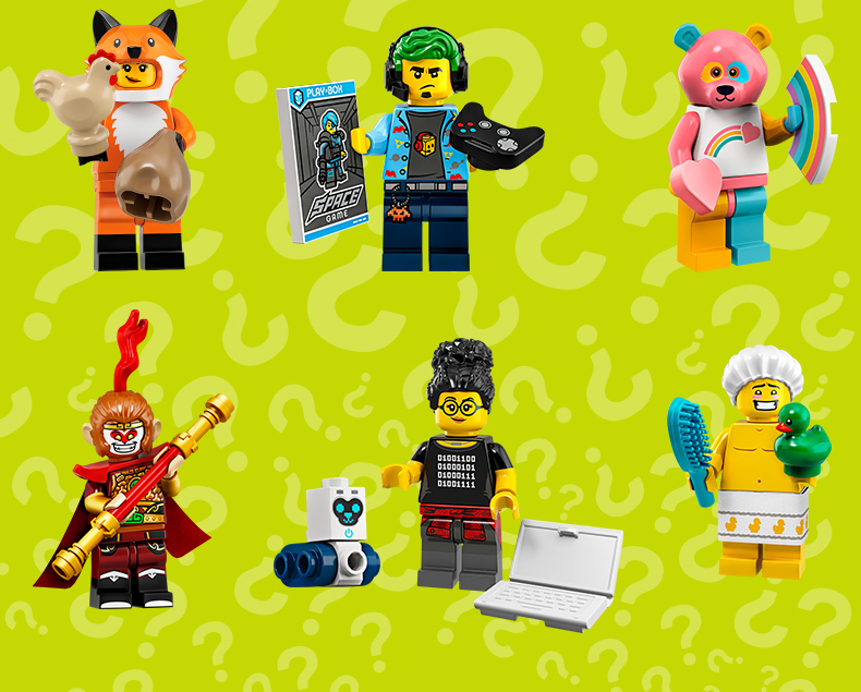 乐高人仔西游记孙悟空彩虹熊火烈鸟71025盲盒抽抽乐拼装积木玩具