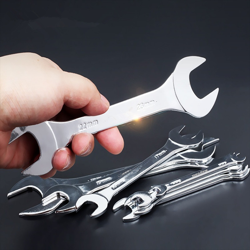 双头开口呆板手超薄扳手外六角传动轴用薄扳手五金工具