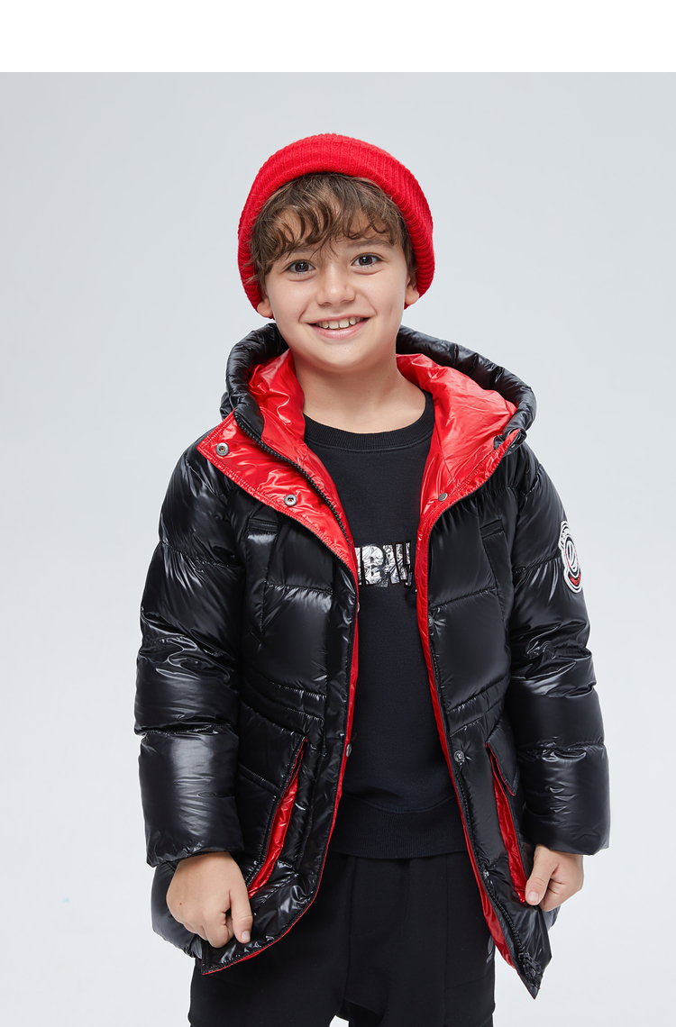 波司登童装儿童2020新款收腰连帽保暖羽绒服t00143204