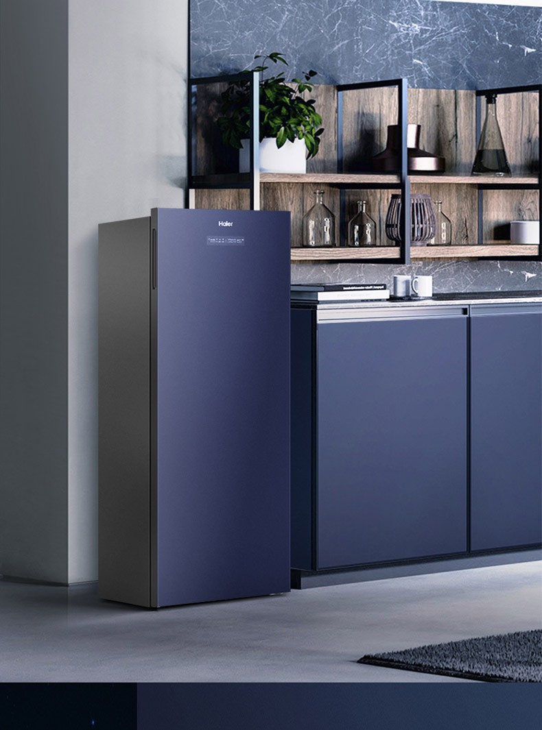 海尔(haier)酒柜/冰吧bd-152wg 海尔(haier)立式冷柜家用风冷无霜 全